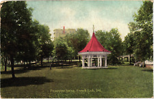 Proserpine Spring Gazebo French Lick Indiana Divided Postcard c1911 picture