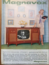 1961 advertising -Magnavox television record player radio entertainment PRINT AD picture
