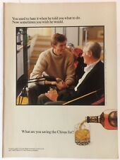 Chivas Regal Scotch Whisky 1989 Vintage Print Ad 8x11 Inches Bar Decor picture