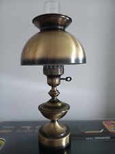 Brushed Bronze color electric Hurricane Style table lamp picture