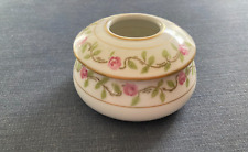 EARLY BLAKEMAN HENDERSON LIMOGES FRANCE HAND PAINTED ROSES HAIR RECEIVER picture