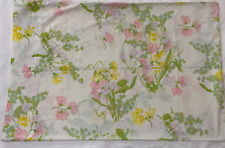 Vintage Wamsutta Pillowcase Sweet Pea Floral Ultracale Standard Cottagecore picture