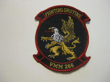 UNITED STATES MARINE CORPS SQUADRON PATCH: FIGHTING GRIFFINS VMM 266 picture