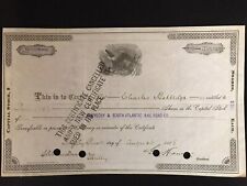 1888 Kentucky and South Atlantic Railroad Company Stock Certificate picture