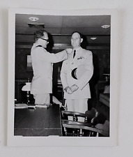 1968 USS John F Kennedy US Navy Naval Officer Promotion Vintage Photo picture