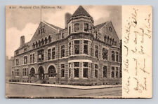 c1907 UDB Rotograph Postcard Baltimore MD Maryland Club Building picture