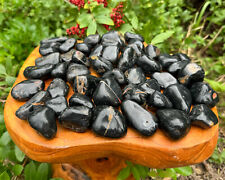 LARGE Black Onyx Tumbled Stones, 1.5 - 2.5