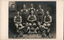 RPPC St. Joes Champion Basketball Team 1912-1915 Real Photo Post Card Vintage picture