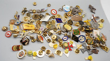 Vintage to Modern Junk Drawer Military & Civilian Pins Huge Group Lot Of 124 picture