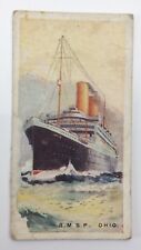 Merchant Ships World RMSP Ohio Vessel Imperial Tobacco Card 32 F158 picture