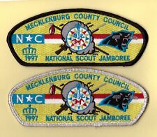 JSP  -  Mecklenburg County Council - Mint - Nat'l Jamboree 1997 -  NC - Set of 2 picture