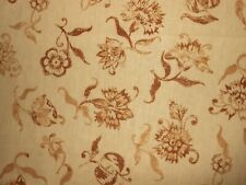 Carolina Irving hand printed Candia pattern beige brown tones 1 3/4Y new picture