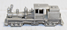 Danbury Mint Pewter Train Early American Steam Engine Locomotive 1985 Shay picture