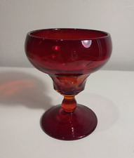 Set of 10 Fenton Georgian Ruby Champagne Sherbert Dessert - Depression Glass picture