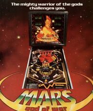 Mars God Of War Pinball Flyer 1981 Original UNUSED Foldout Brochure Retro Game picture
