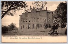 Delaware Ohio~Wesleyan University~Merrick Hall~c1905 B&W Rotograph Postcard picture