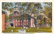 Alexandria Virginia~Christ Church Where Washington Worshipped~1920 PC picture
