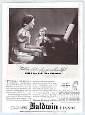 1937 MOTHER & DAUGHTER BALDWIN PIANOS Vintage 8