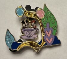 Disneyland - Classic D - Mad Tea Party Attraction Mickey Minnie LE1000 Pin picture