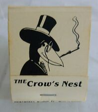 Vintage Matchbook Unstruck - The Crow's Nest - Pittsburg, PA picture