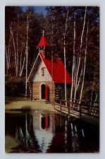 North Pole NY-New York, Santa's Chapel, Antique Vintage Souvenir Postcard picture