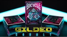 Gilded Cobalt Bicycle Cybershock Playing Cards picture