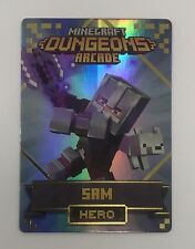 Minecraft Dungeons Arcade Series 3 (#116 Hero: Sam) FOIL Card picture