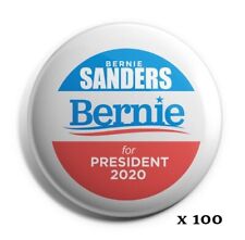 Bernie Sanders 2020 For President Campaign Pins - Wholesale Lot of 100 picture