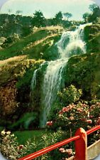 Cascade Waterfall, Balneario De San Jose Purua, Mexico D. F. chrome Postcard picture