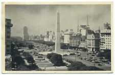 Buenos Aires Argentina obelisk Obelisco Monument Old Postcard picture