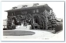 c1940's Library Building Ludington Michigan MI RPPC Photo Vintage Postcard picture