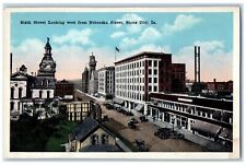 c1910's Sixth Street Looking West From Nebraska Street Sioux City IA Postcard picture