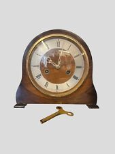 Smiths Enfield Striking Mechanical Mantle Clock - Oak - Art Deco picture