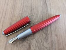 Diplomat Aero Red Fountain Pen - M Nib - MINT  picture