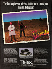 Telex ProStar Lincoln Nebraska Home of the World's Best Wireless Print Advert picture