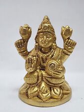 Brass 2.5 inches Maa Lakshmi / Laxmi Hindu Goddess Usa Seller Fast Ship picture