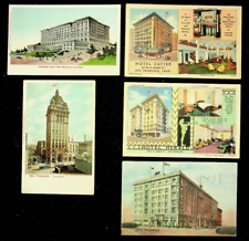 FIVE San Francisco HOTEL Postcards - AA-22 picture