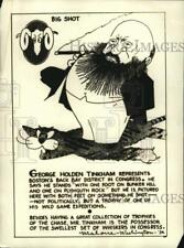 1934 Press Photo Editorial cartoon of Representative George Holden Tinkham picture