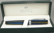 Monteverde Giant Sequoia Blue & Chrome Fountain Pen - Omniflex Nib - New picture