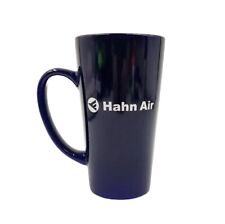 Hahn Air Executive Lines Coffee Mug Blue Tall Airlines Ceramic Rare Cup VHTF picture