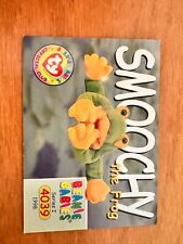 4039 Ty Beanie Baby Smoochy the Frog 1998 Series 1 Trading Card  picture