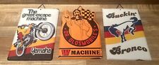 YAMAHA - DR OLDSMOBILE - BRONCO - TIN SIGN LOT- MAN CAVE READY picture