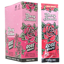 Authentic Blazy Susan Rose Pre-Rolls Wraps Made with Real Rose | Full Box 25cts picture