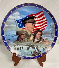 D-Day World War II A Remembrance Collectors Plate Bradford Exchange No 4386A  picture