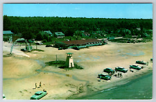 c1960s Sauble Beach Aerial View Life Guard Tower Vintage Postcard picture