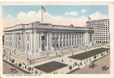 US Post Office Indianapolis Indiana Vtg Postcard CP315 picture