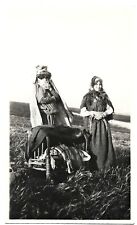 Vintage 1930 Photo of Bedouin Nomadic Women Mother & Baby Nablus Palestine  picture