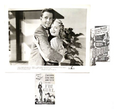1951 Studio Press Photo FBI GIRL  Cesar Romero, Audrey Totter Original Photo picture