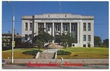 Independence KS Montgomery County Court House Postcard Kansas picture