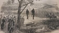 1863 Harper's Weekly The Execution of Williams And Peters Front Page picture